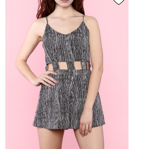 Love Riche Cutouts Romper - Picture 1 of 9